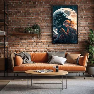 Quadro Decorativo Reflexão ao Luar