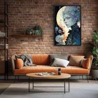 Quadro Decorativo Menina Lunar