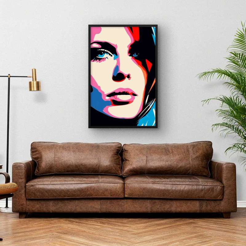 Quadro Decorativo Mulher Pop Art