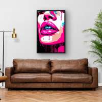 Quadro Decorativo Mulher Pop Art I