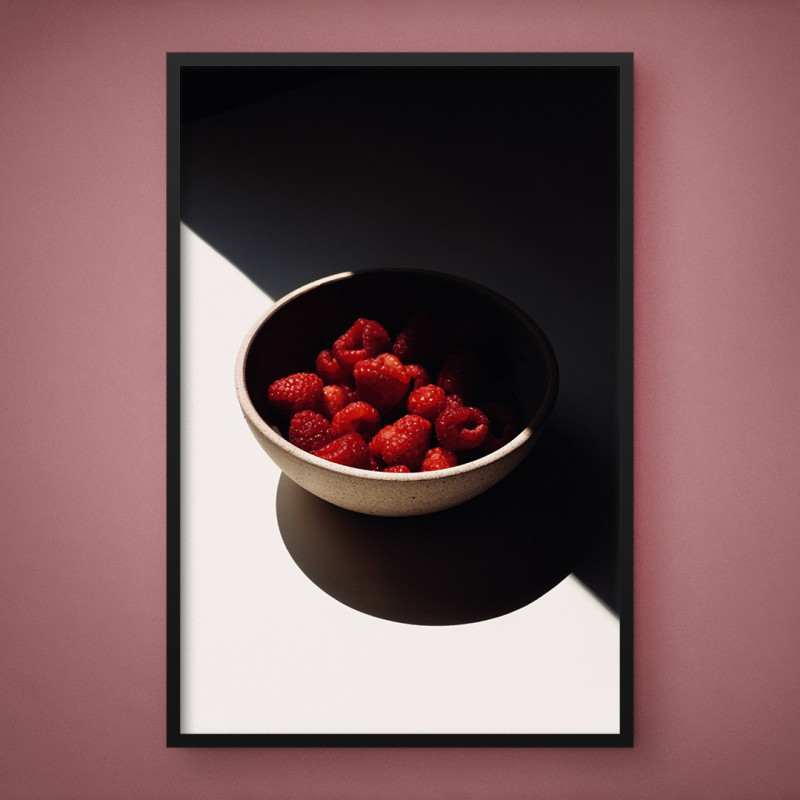 Quadro Decorativo Bowl de Cerejas