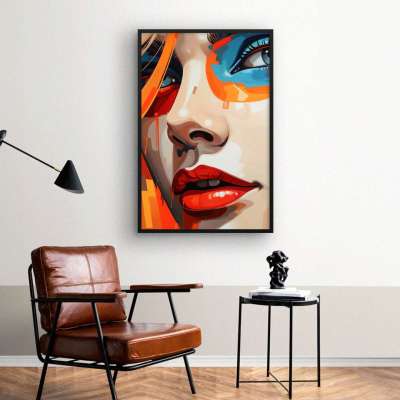 Quadro Decorativo Mulher Pop Art II