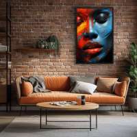 Quadro Decorativo Pintura Facial