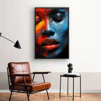 Quadro Decorativo Pintura Facial