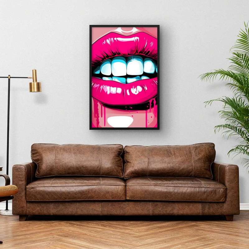 Quadro Decorativo Mulher Pop Art III