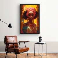 Quadro Decorativo Beleza Africana