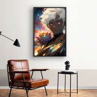 Quadro Decorativo Anime Incandescente X