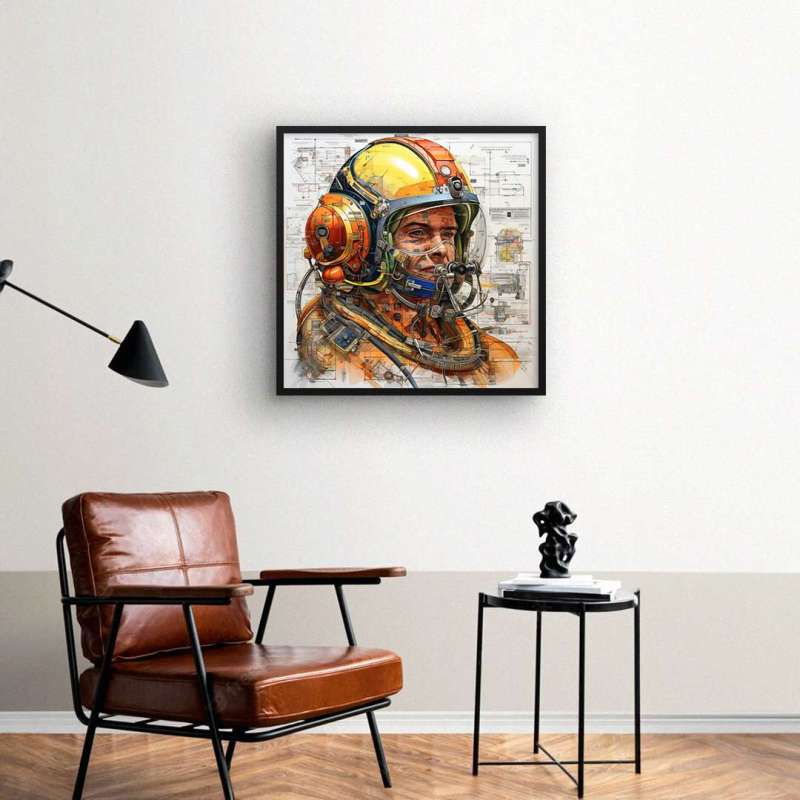 Quadro Decorativo Projeto Astronauta I