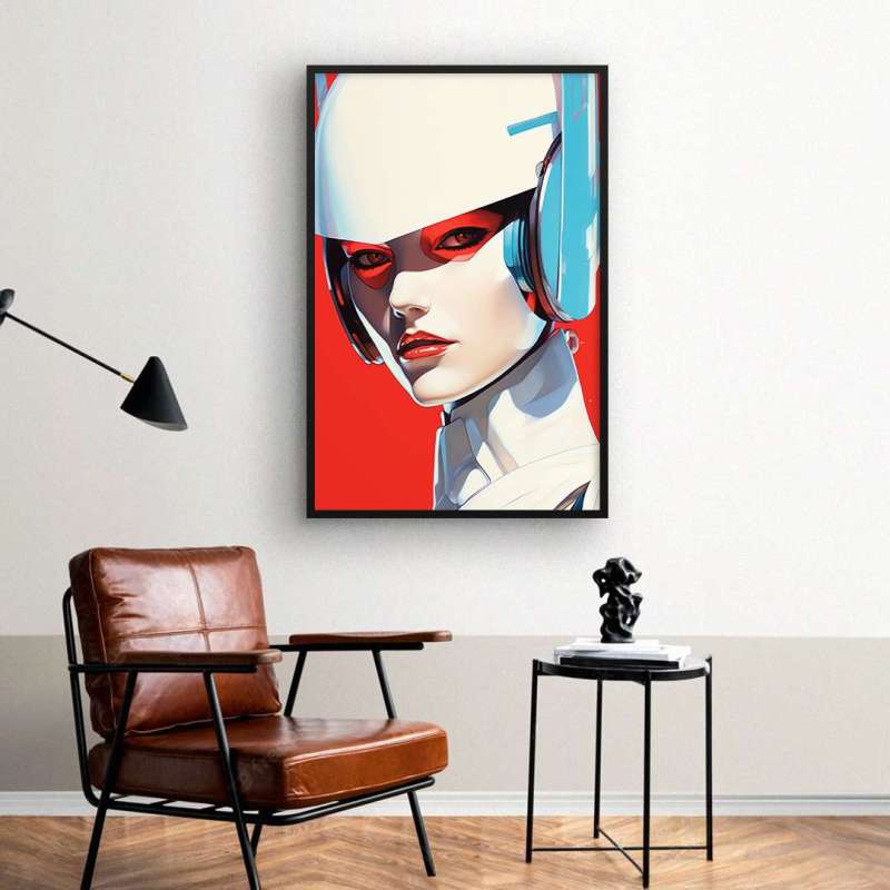 Quadro Decorativo Traje Futurista I