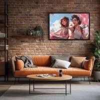 Quadro Decorativo Cute Friends