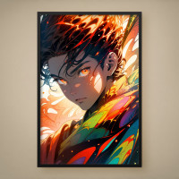 Quadro Decorativo Anime Incandescente IX