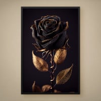 Quadro Decorativo Flores Fluídas II