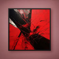 Quadro Decorativo Abstrato Killer