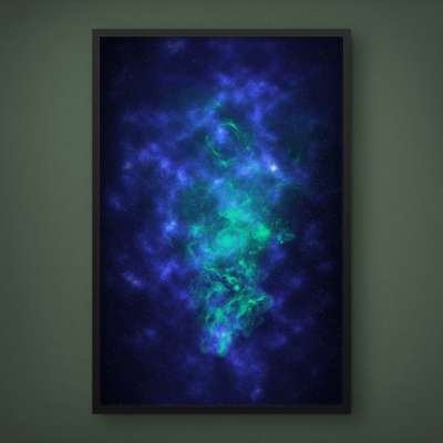 Quadro Decorativo Abstrato Cosmic