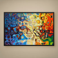 Quadro Decorativo Abstrato Cool Night