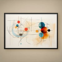 Quadro Decorativo Abstrato Geoart