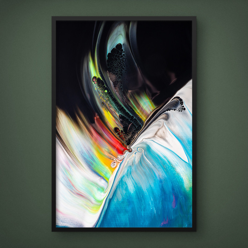 Quadro Decorativo Abstrato Flow Art I