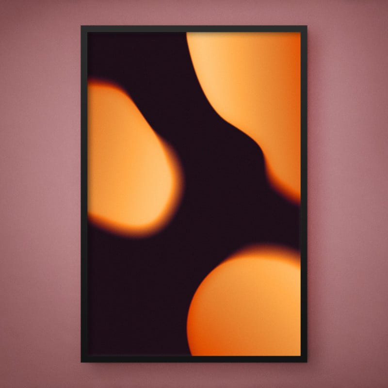 Quadro Decorativo Abstrato Gradiente Suave I