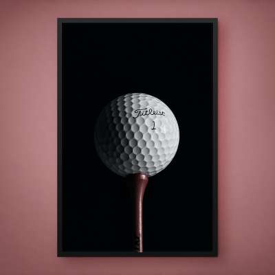 Quadro Decorativo Bola de Golf