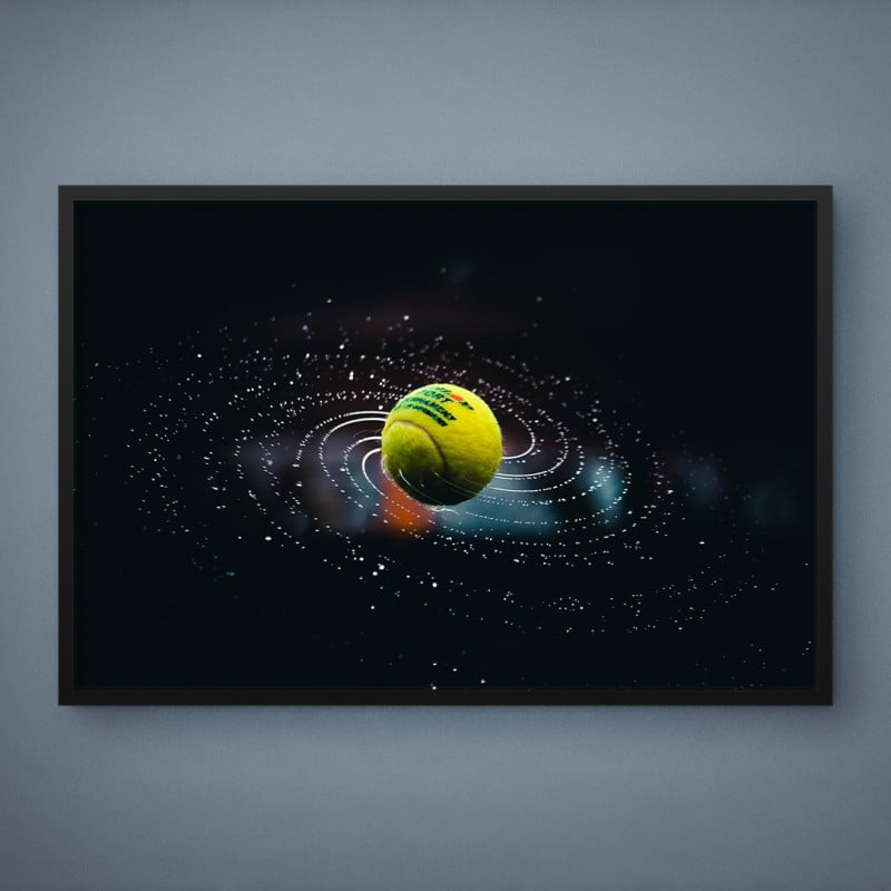 Quadro Decorativo Bola em Movimento