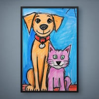 Quadro Decorativo Pinscher Robótico