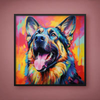 Quadro Decorativo Husky For Summer