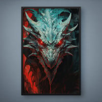 Quadro Decorativo Dragão Chinês