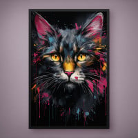 Quadro Decorativo Street Cat