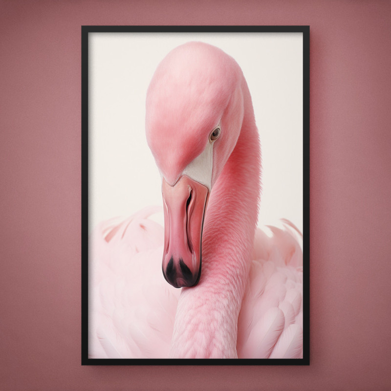 Quadro Decorativo Delicadeza de Flamingo