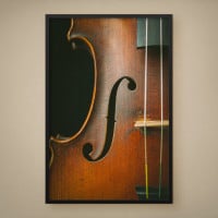 Quadro Decorativo Violino