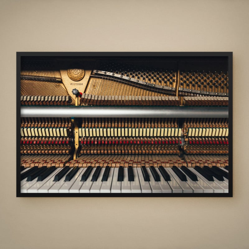 Quadro Decorativo Piano