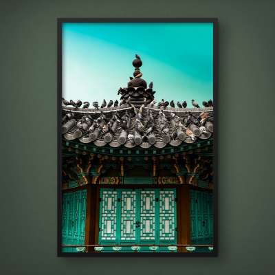 Quadro Decorativo Arquitetura Oriental