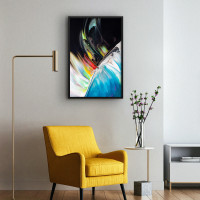 Quadro Decorativo Abstrato Flow Art I