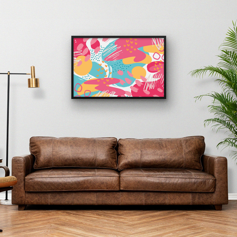 Quadro Decorativo Abstrato Cute