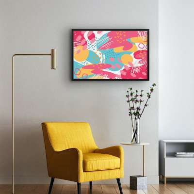 Quadro Decorativo Abstrato Cute