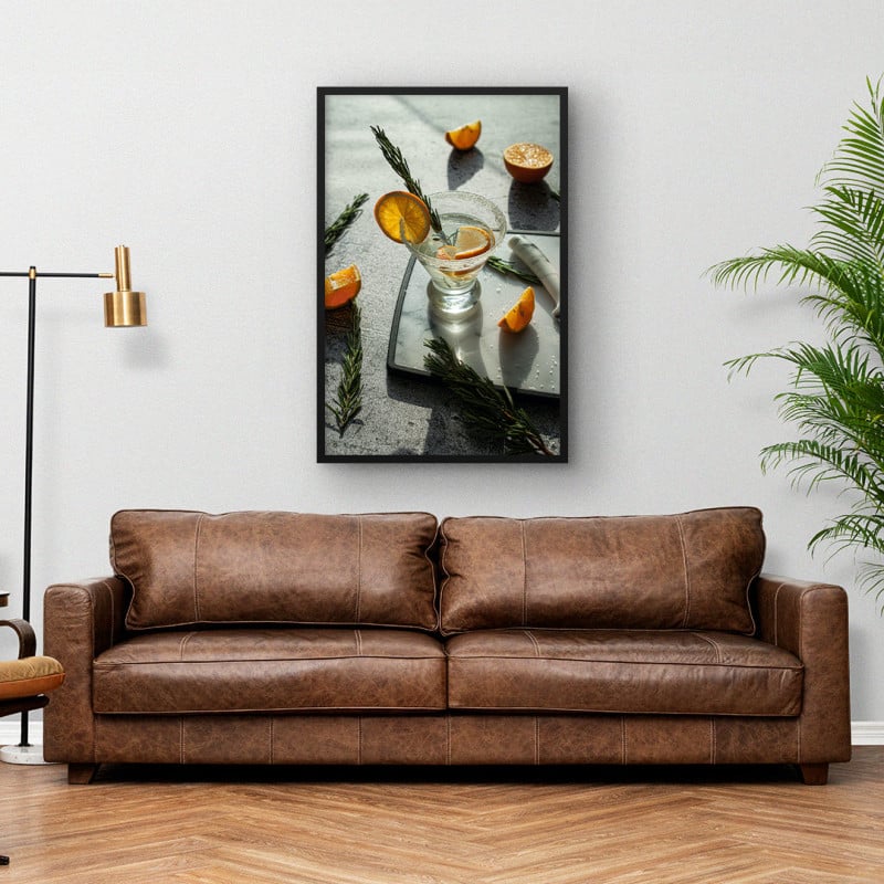 Quadro Decorativo Drink com Laranja