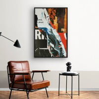 Quadro Decorativo Colagem Revista I