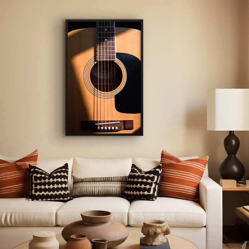 Quadro Decorativo Violão Sob o Sol