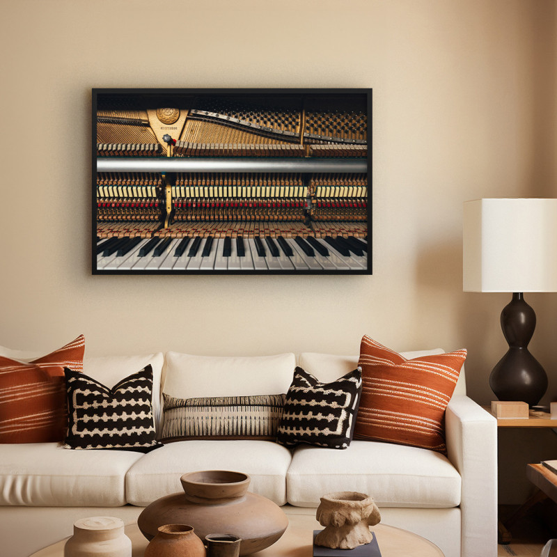 Quadro Decorativo Piano