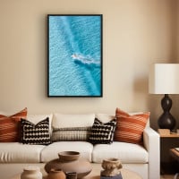 Quadro Decorativo Surfista em Ação