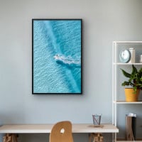 Quadro Decorativo Surfista em Ação