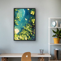 Quadro Decorativo Rio com Flores III