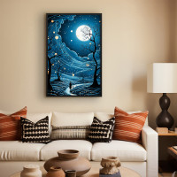 Quadro Decorativo Noite Mágica