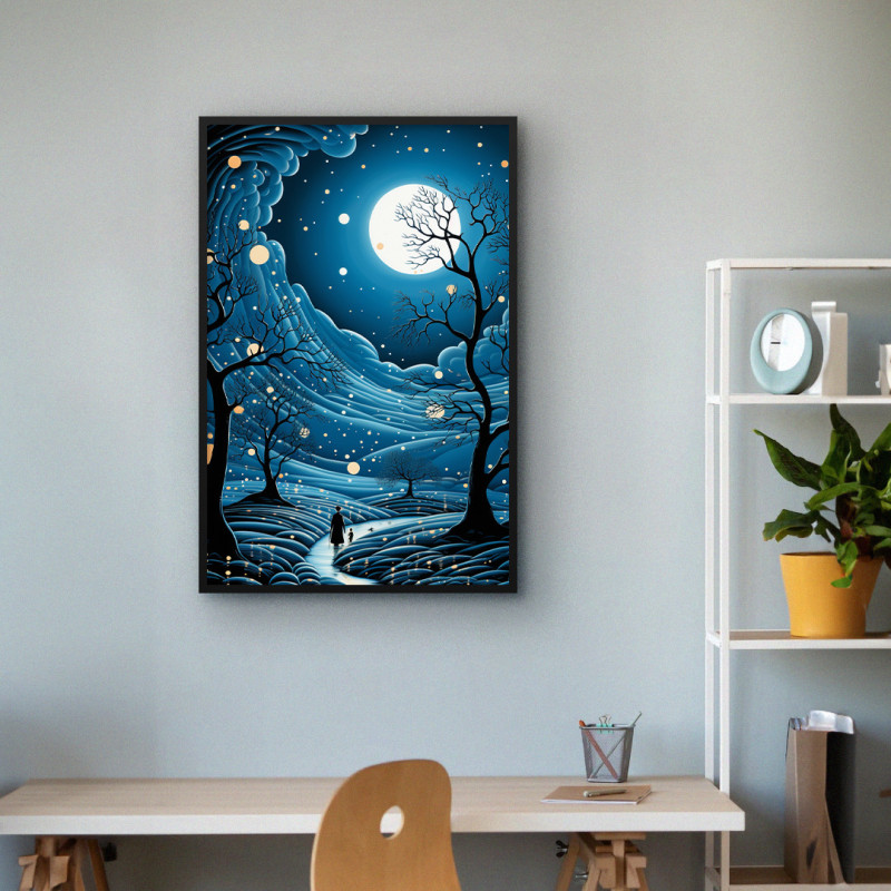 Quadro Decorativo Noite Mágica