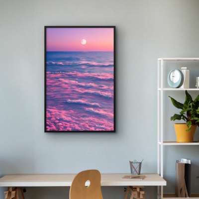 Quadro Decorativo Mar Rosado