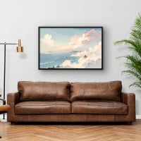 Quadro Decorativo Nas Nuvens