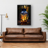 Quadro Decorativo Vaso Luminoso