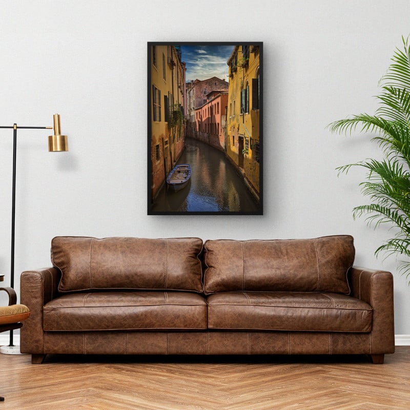 Quadro Decorativo Canais de Veneza