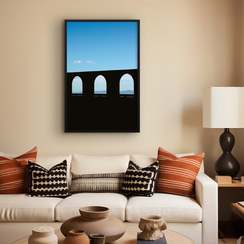 Quadro Decorativo Ponte com Arcos