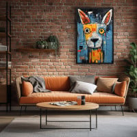 Quadro Decorativo Caricatura Dog